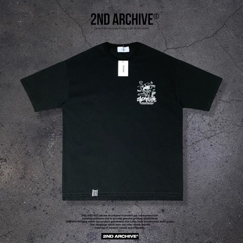 2nd-archive-shiba-dino-graffiti-oversized-tee-mint-black-white-joice-korea8