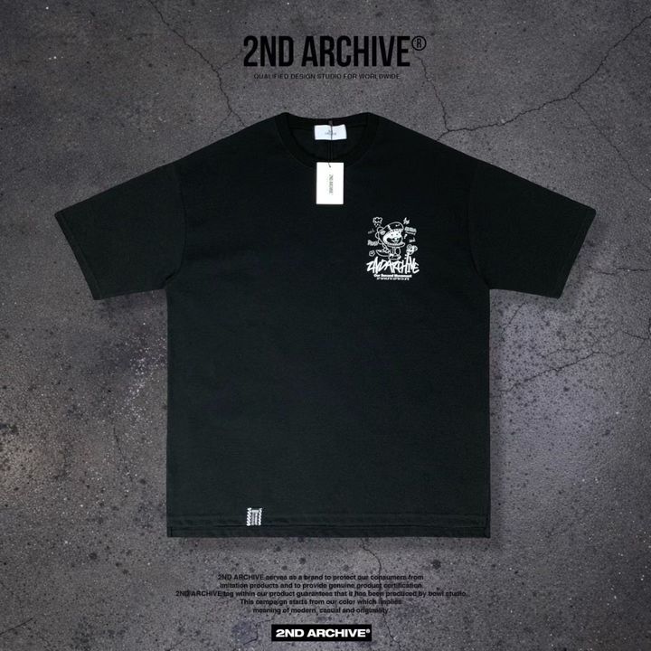 2nd-archive-shiba-dino-graffiti-oversized-tee-mint-black-white-joice-korea8