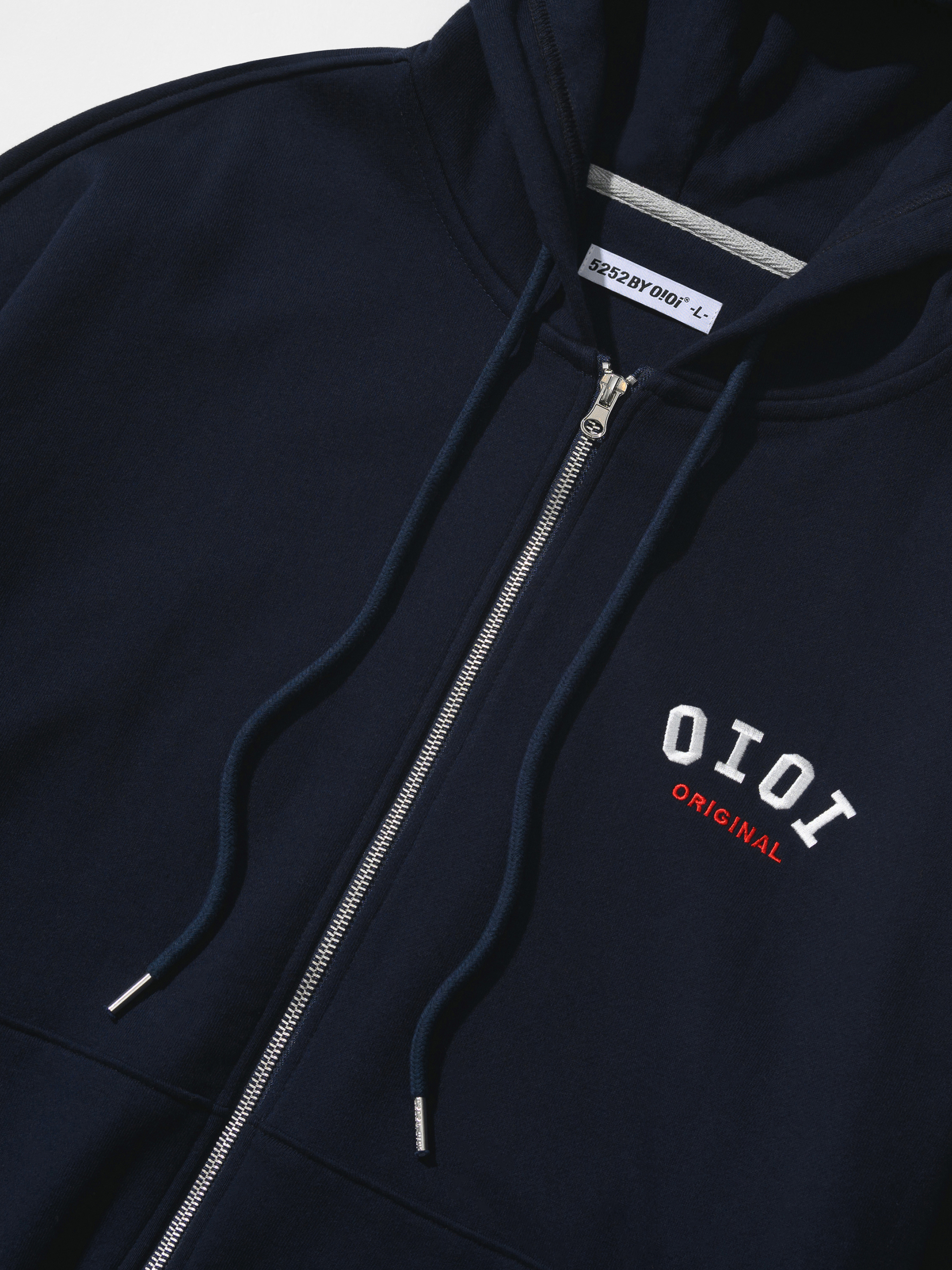 BASIC_LOGO_HOOD_ZIPUP_NAVY_903