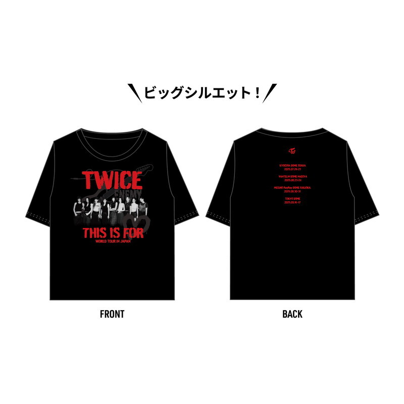 TWICE (ENEMY周邊) T恤黑色– QOQ.KOREA 韓國代購