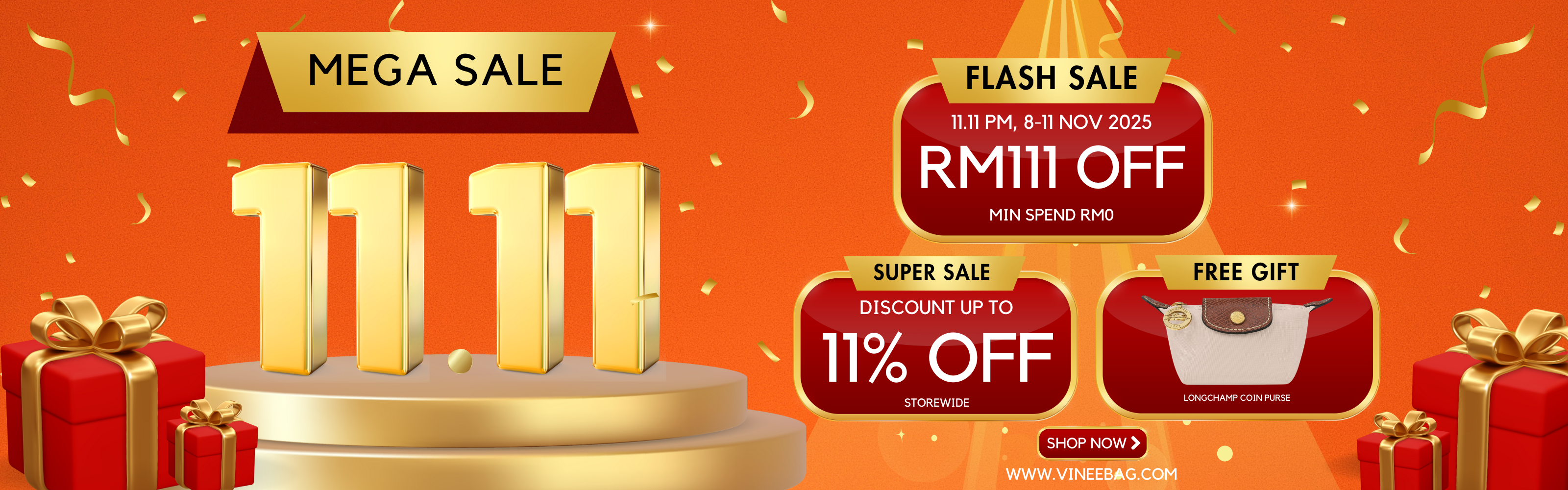 [UPCOMING SALE] 11.11 MEGA SALE: Unbeatable Deals You Can't Miss!