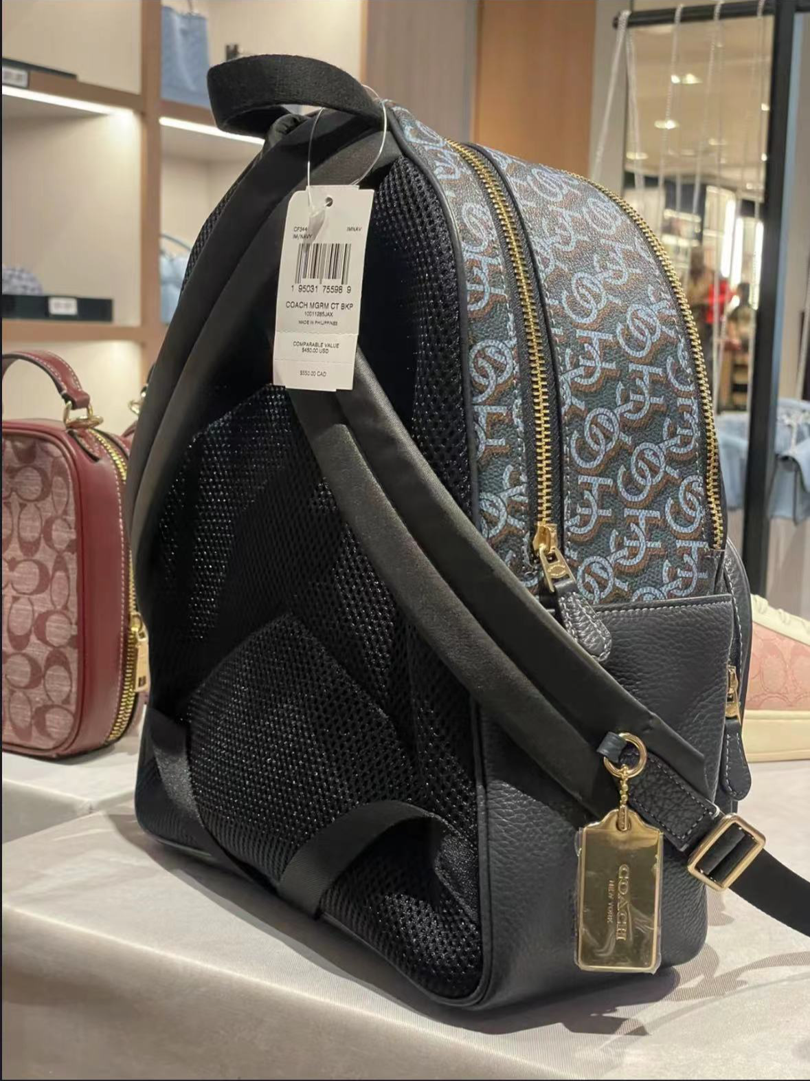 Coach hot sale backpack purses