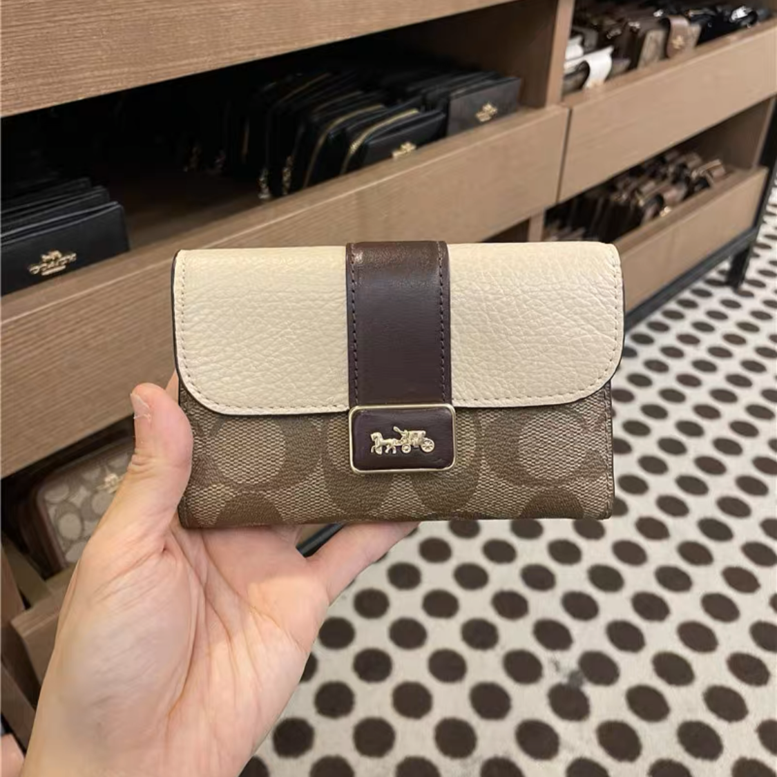 COACH Grace Trifold Wallet Collection – Vinee Bag