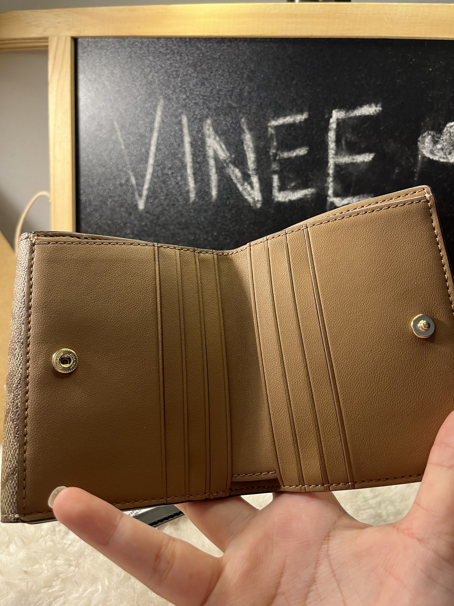 Rfid best sale coach wallet