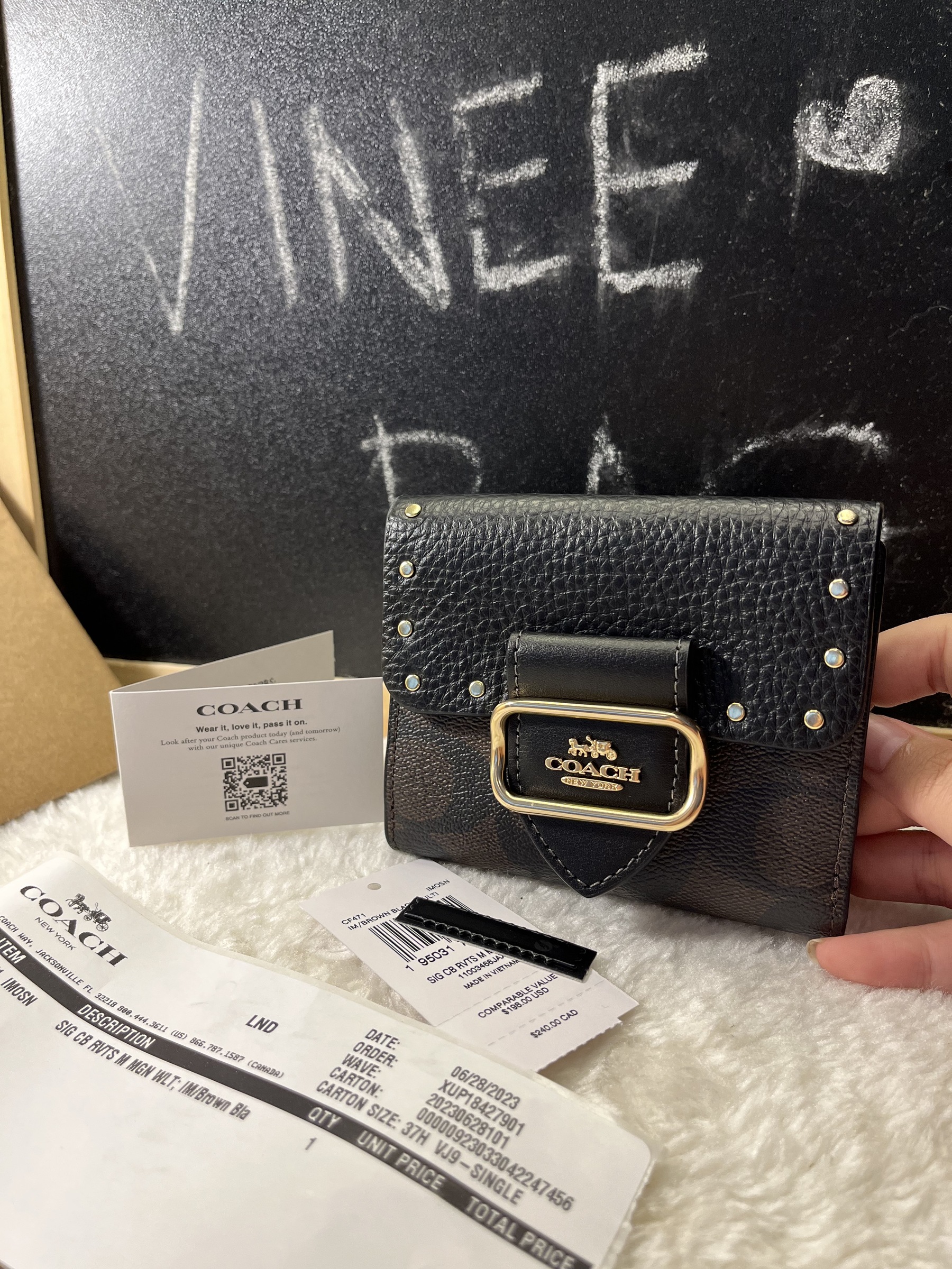 READY STOCK] COACH Morgan Wallet – Vinee Bag