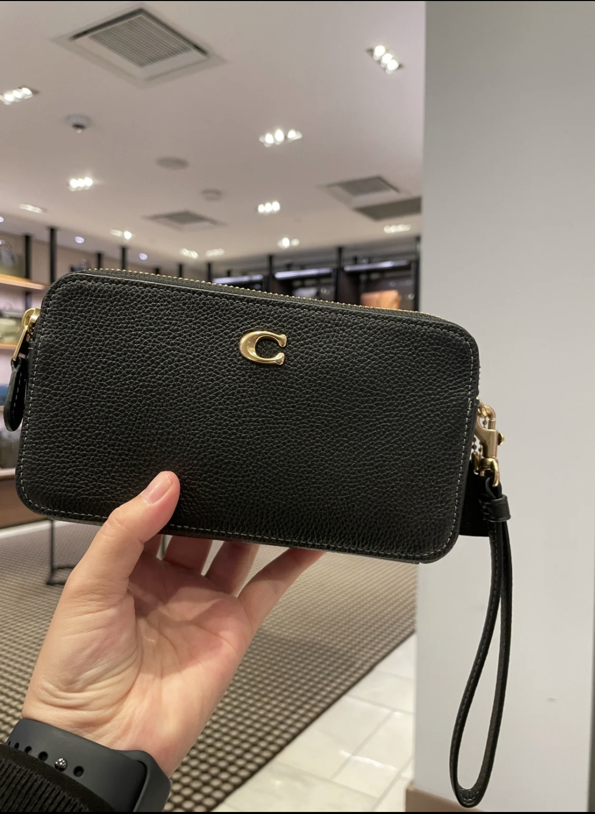 Coach kira crossbody black sale