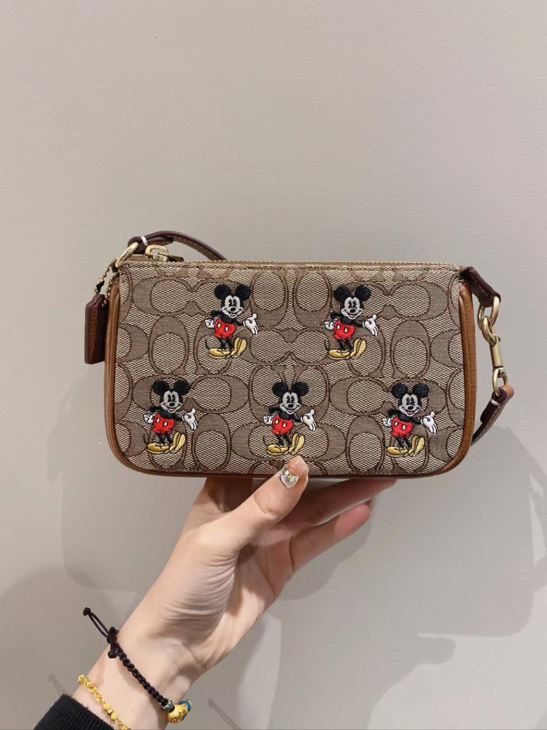 Coach basket deals weave purse