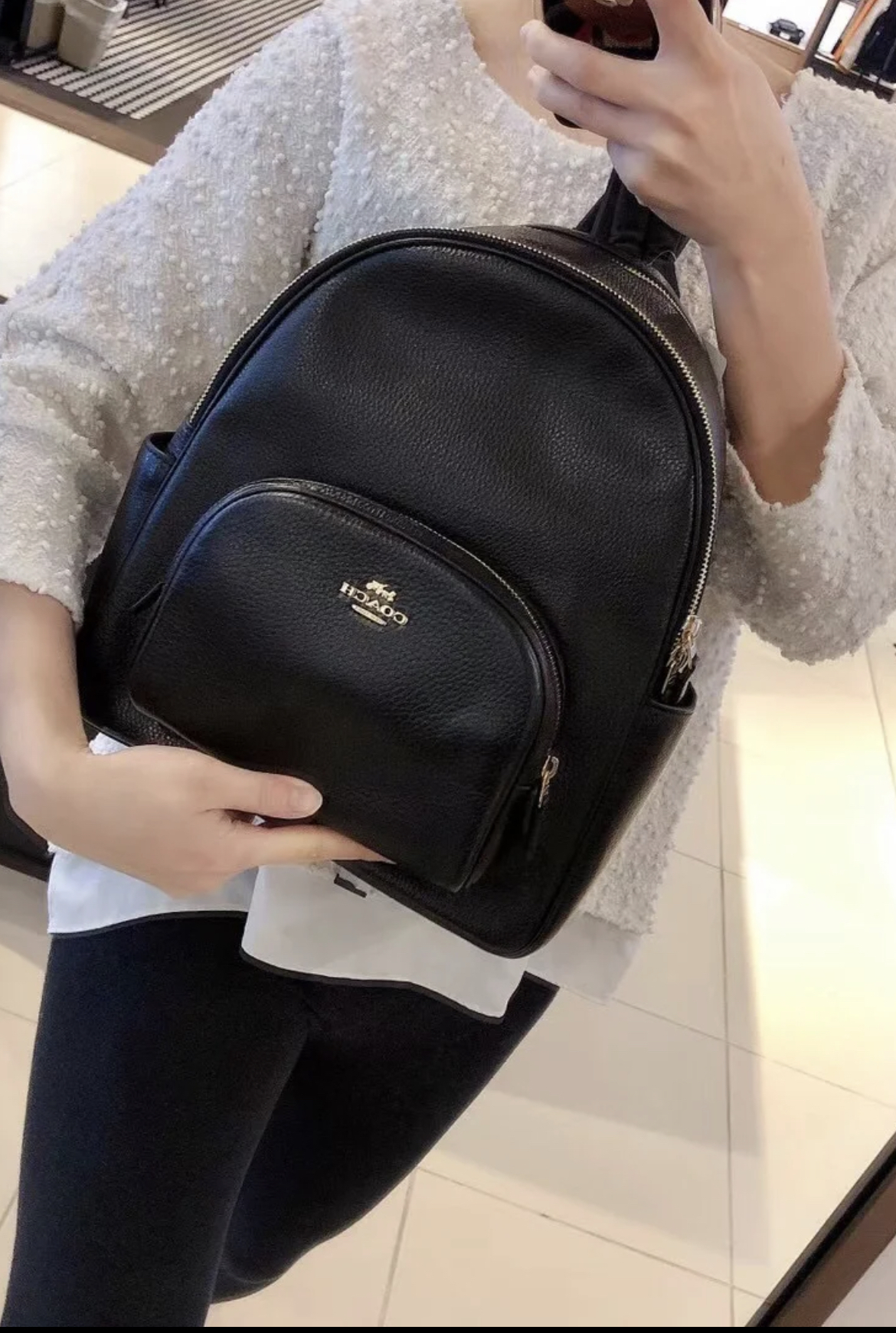 COACH Court Signature Backpack