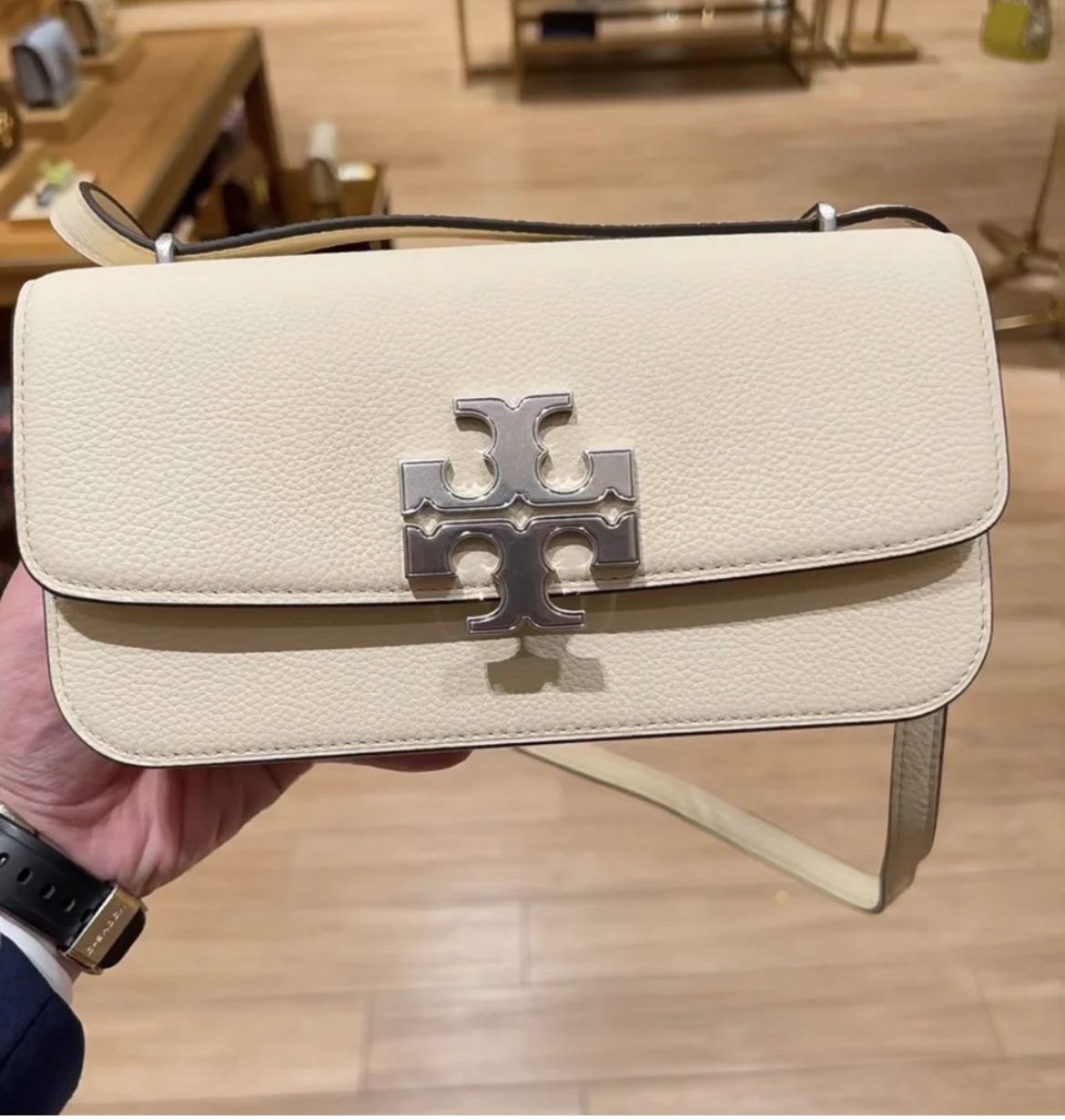 Tory Burch Emerson Top Handle Crossbody Black – Lady Anne's Outlet