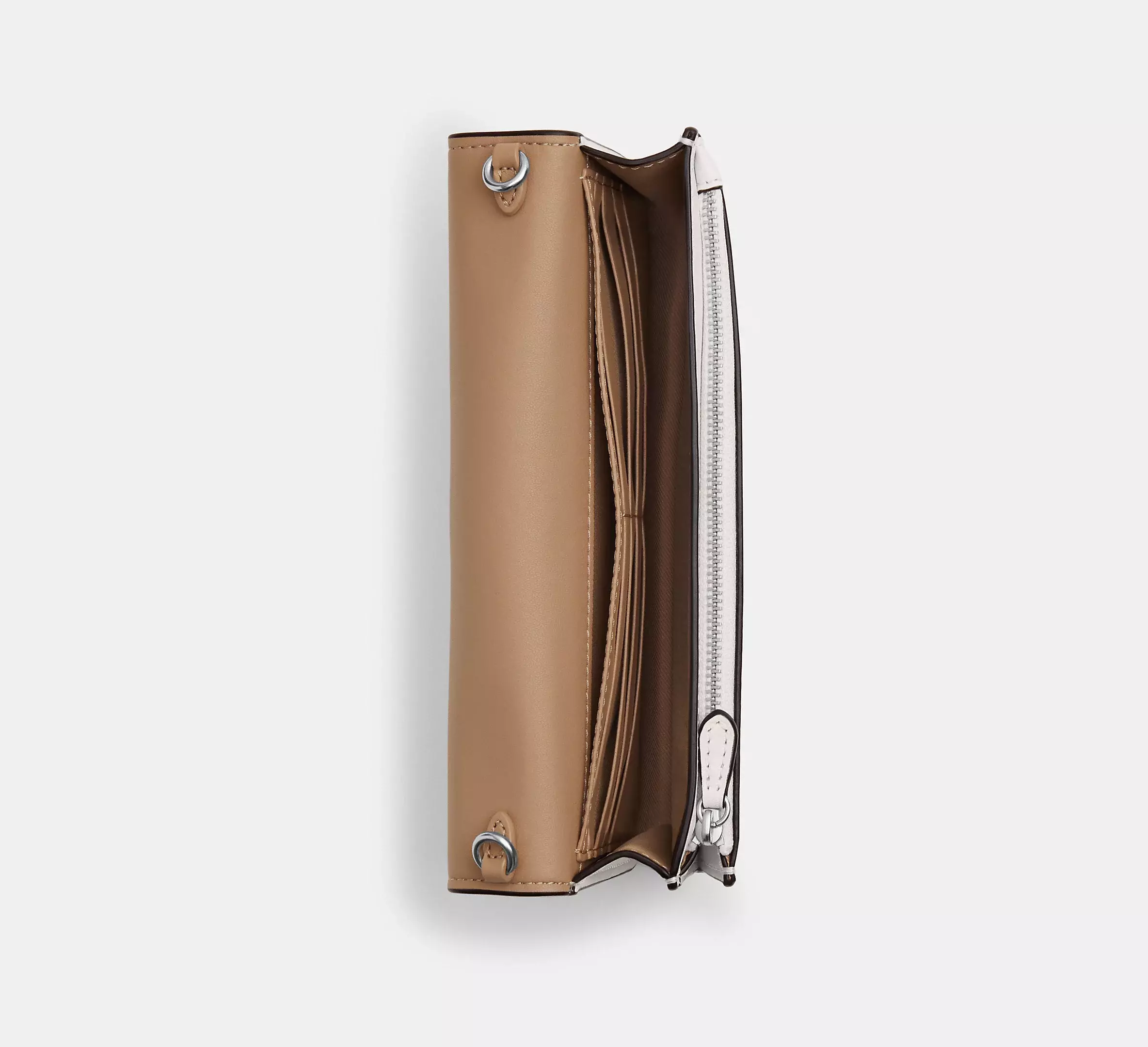 DIRECT OUTLET COACH Boxed Anna Foldover Clutch Crossbody And Card Case Set In Signature Canvas