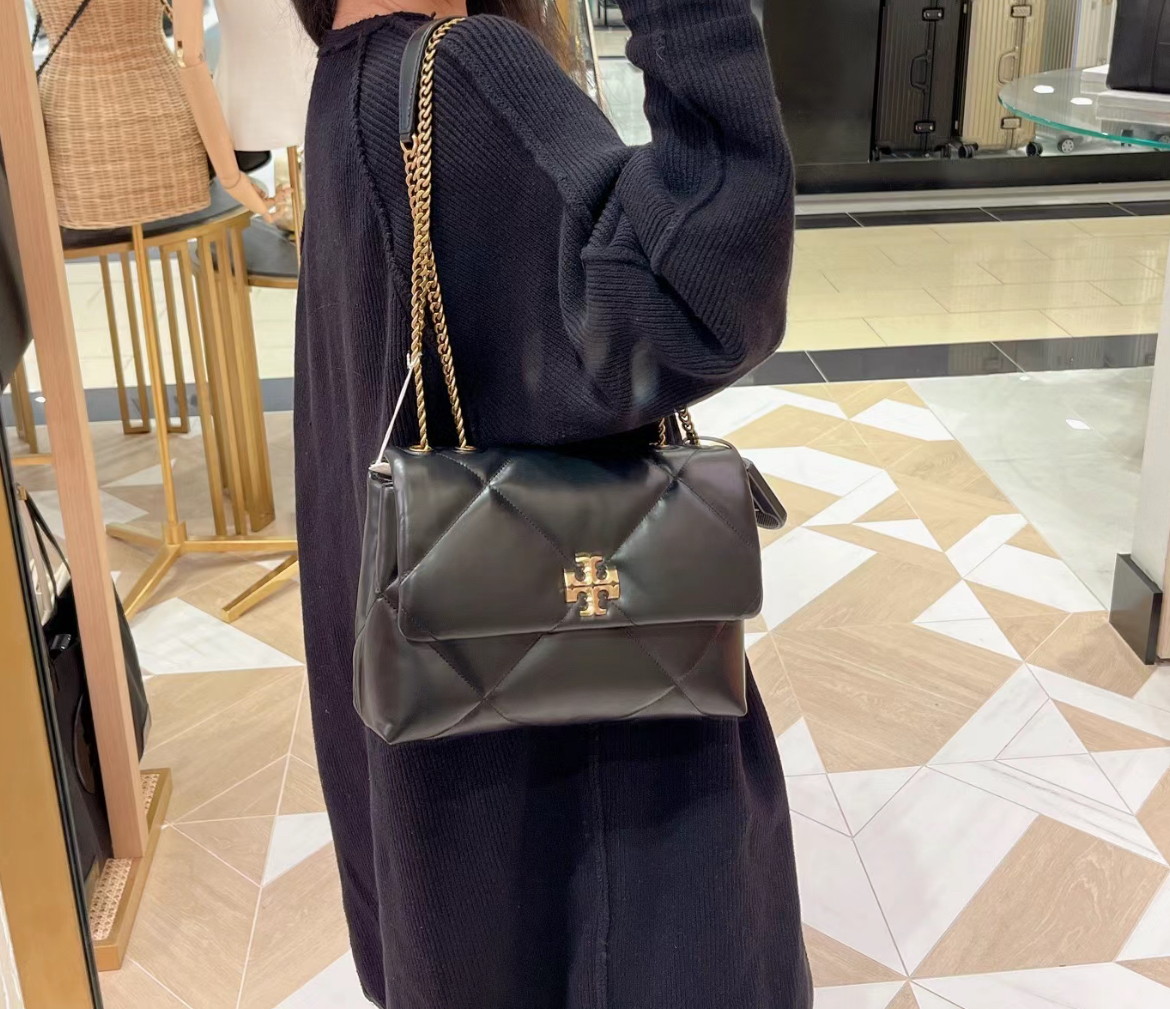 TORYBURCH Kira Diamond Quilt Convertible Big Shoulder Bag – Vinee Bag