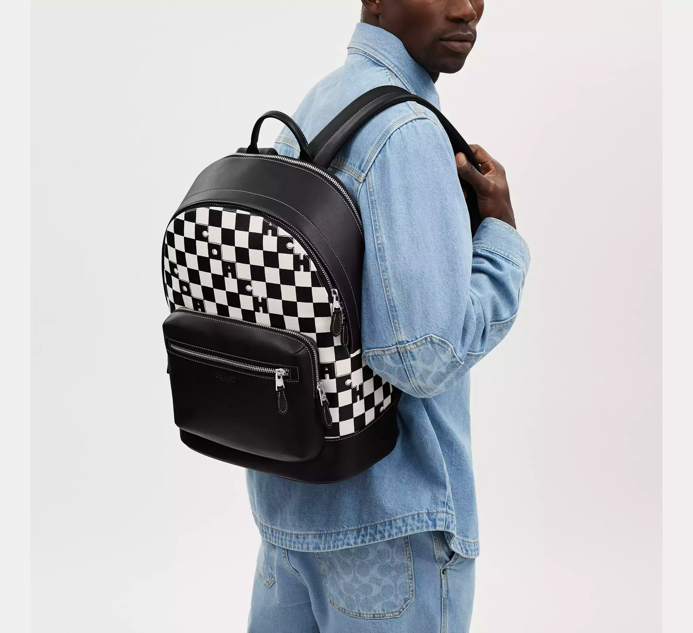 Coach gingham backpack 2025