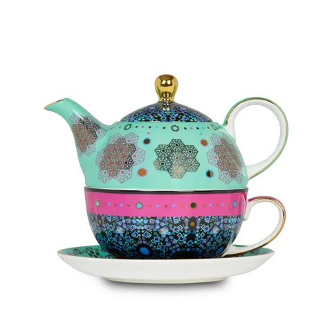 H210BA612_moroccan_tealeidoscope_aqua_tea_for_one_front