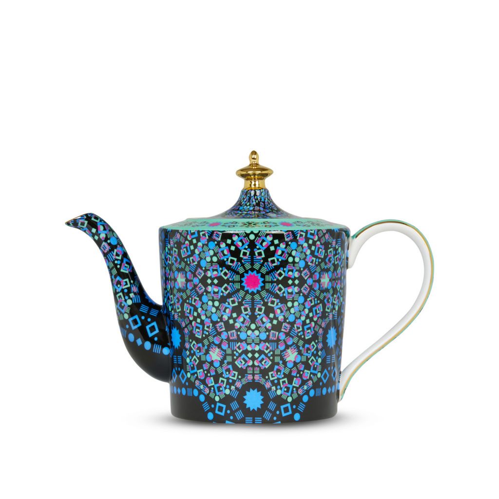 H210BA610_moroccan_tealeidoscope_black_teapot_1000ml_front