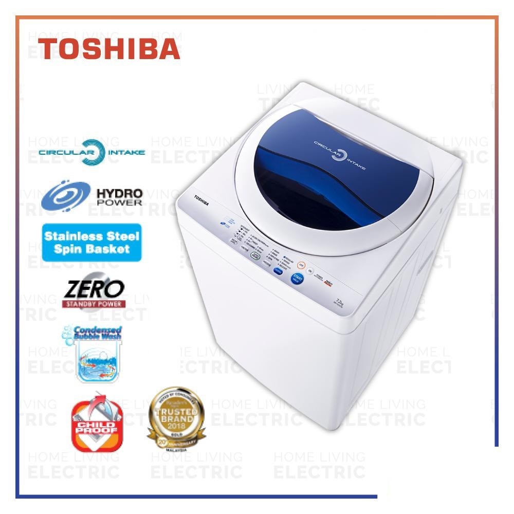 Toshiba 7.2KG Circular Intake Top Load Fully Auto Washing Machine AW