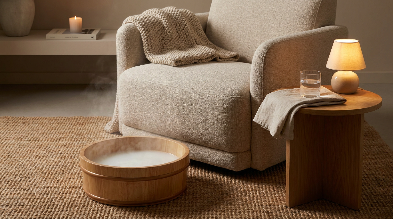 How to Do a Relaxing Foot Bath Before Bed: Water Temp, Timing & Steps