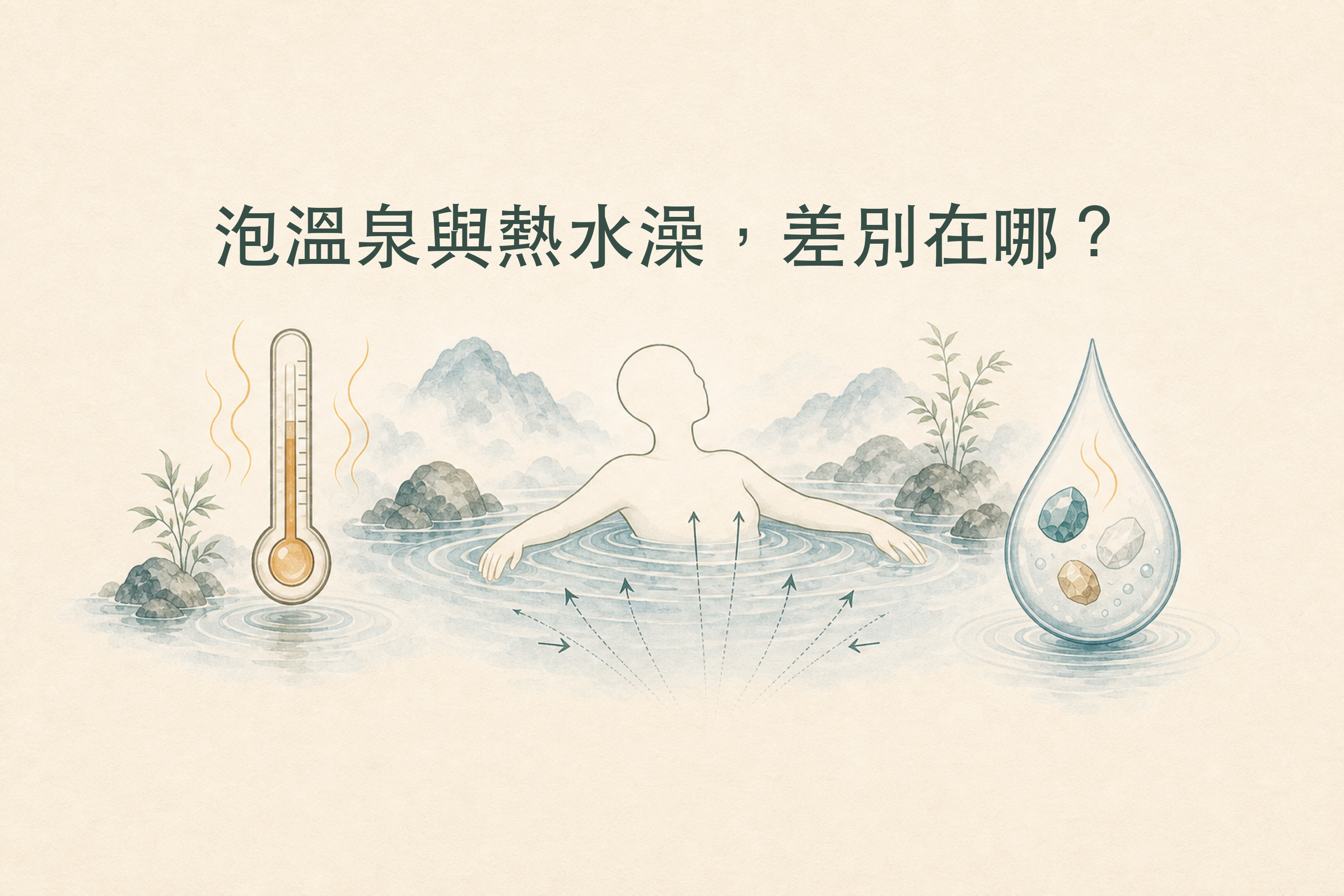 泡溫泉比洗熱水澡好嗎？從熱療、水壓與浮力，到溫泉療法證據一次看懂