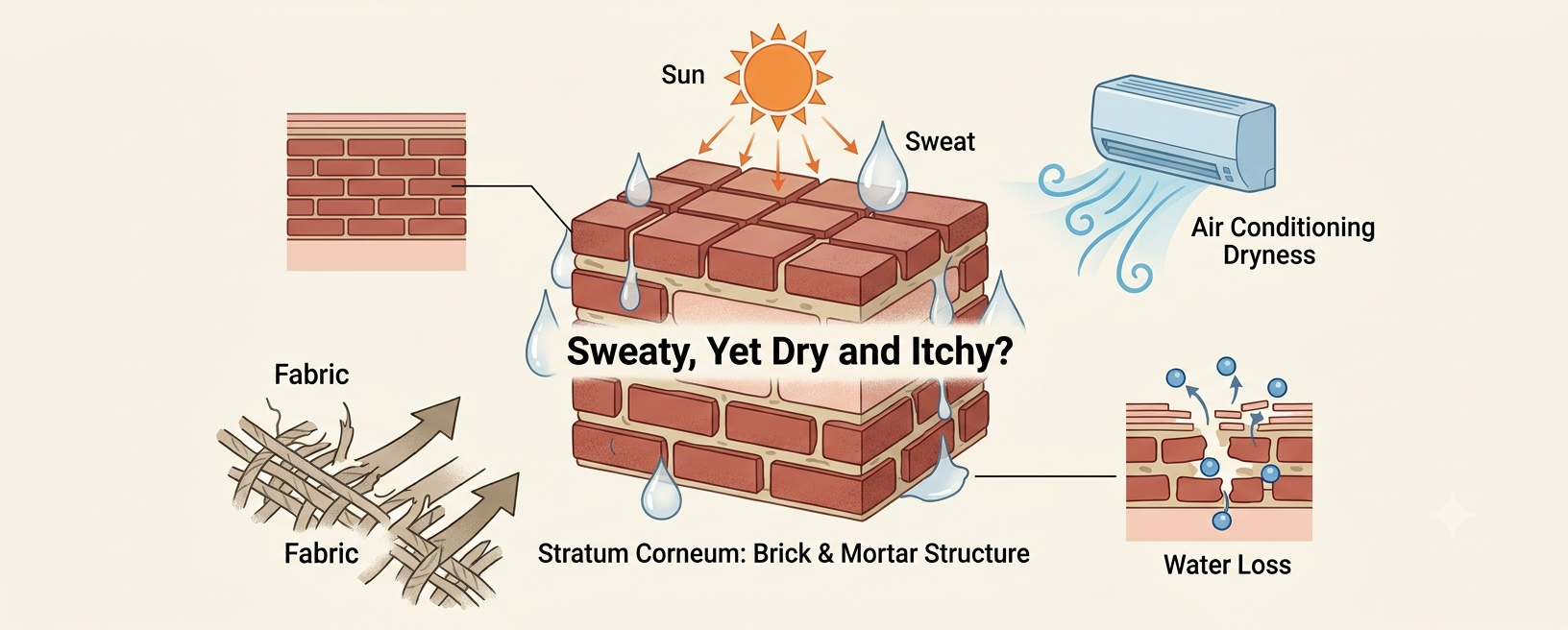 Sweating All Summer but Your Skin Still Feels Dry, Itchy, and Stinging? Common Causes, Care, and When to See a Doctor