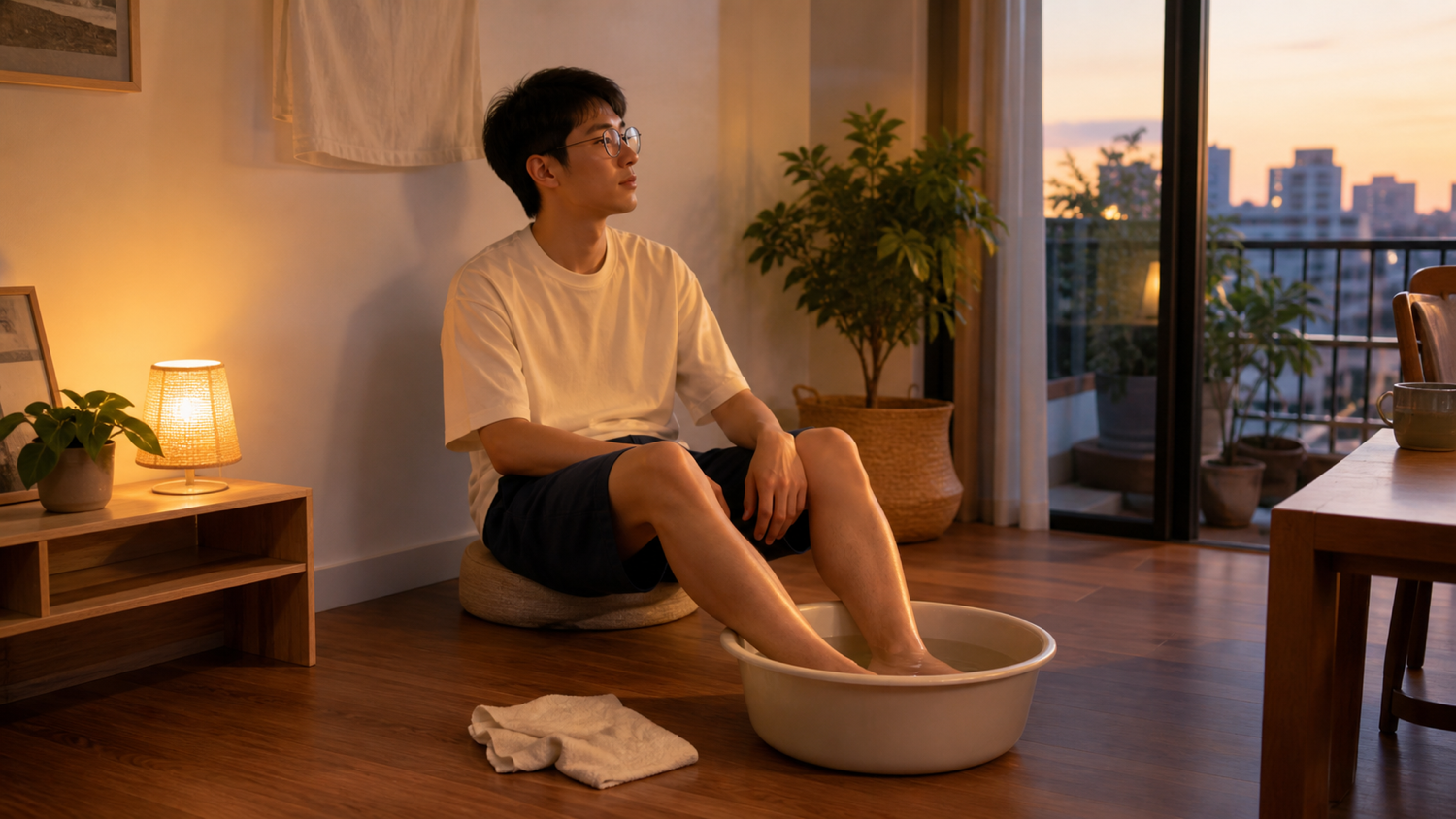 冷氣房坐一天、外面熱到發燙，回家怎麼泡腳？小水量足浴入門指南