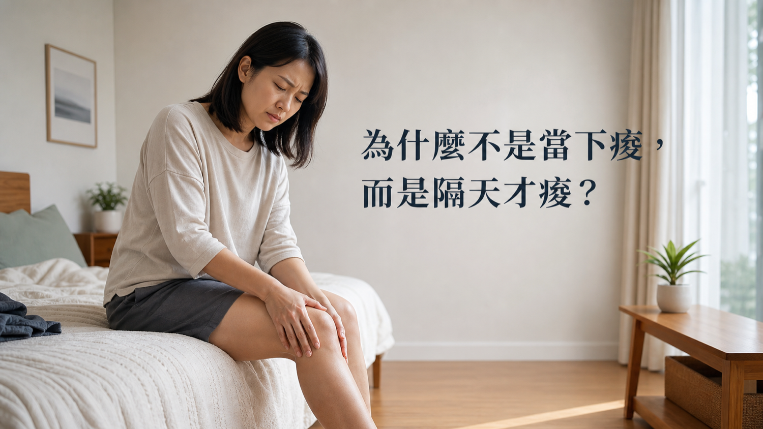 運動後隔天才痠怎麼辦？從 DOMS 研究看熱水、冷水、伸展與恢復迷思