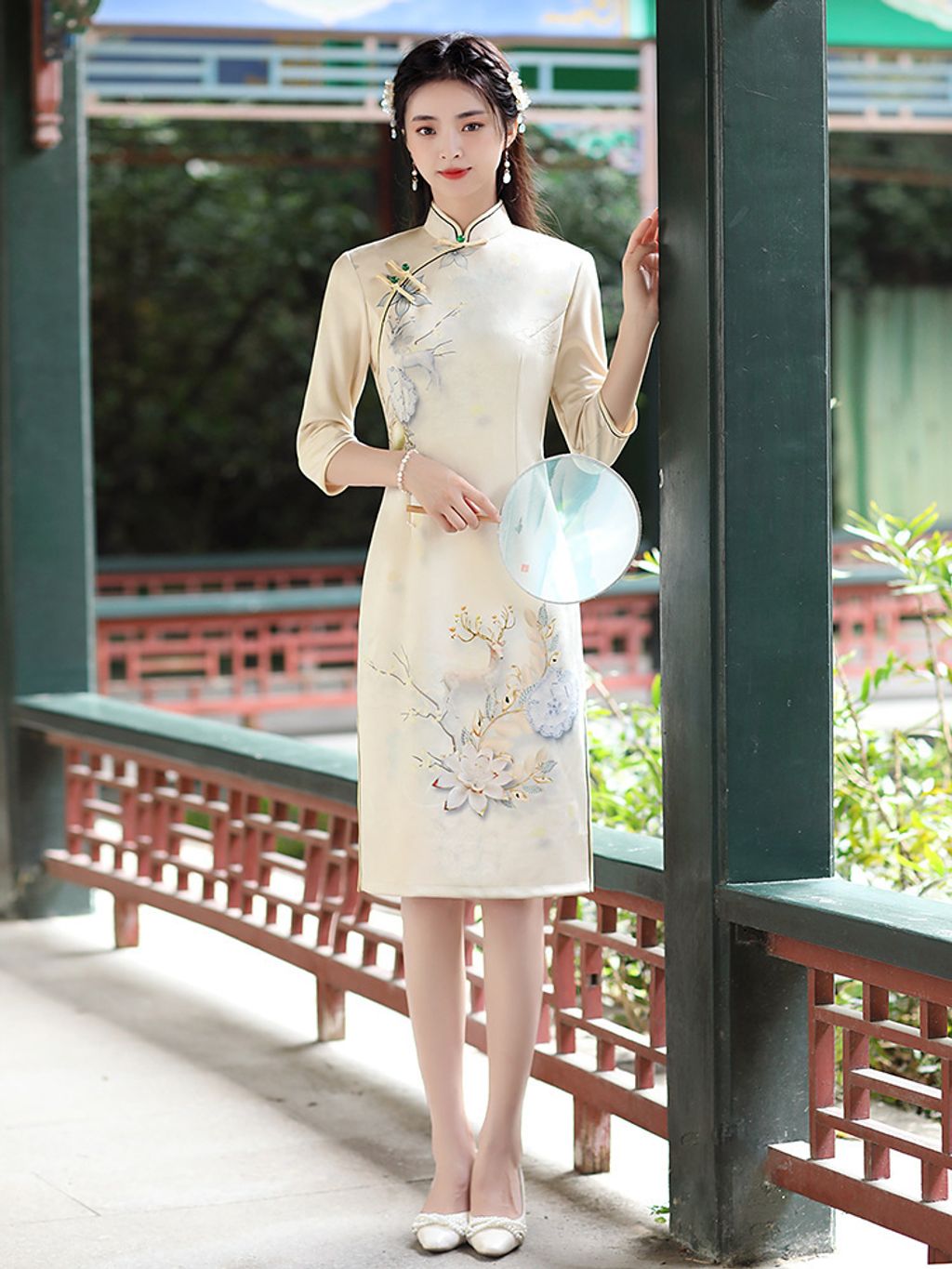 OOTD12716 ELEGANT CHEONGSAM DRESS – OOTD MALAYSIA