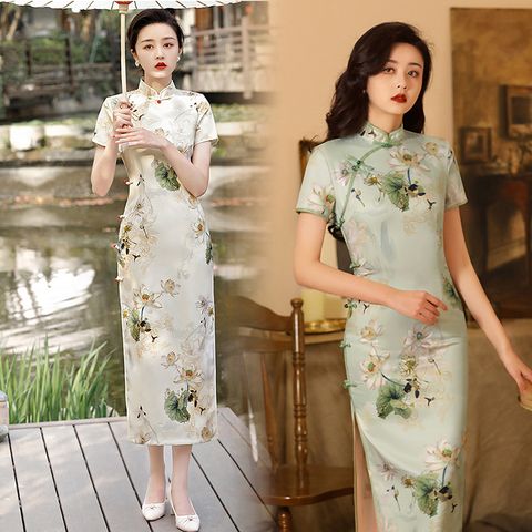 OOTD12716 ELEGANT CHEONGSAM DRESS – OOTD MALAYSIA