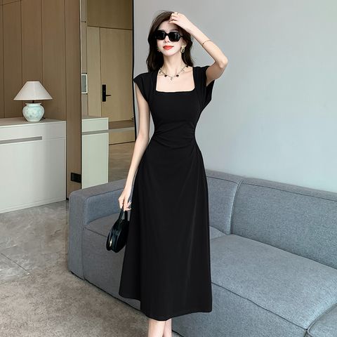 SQUARE NECK DRESS OOTD16645 – OOTD MALAYSIA