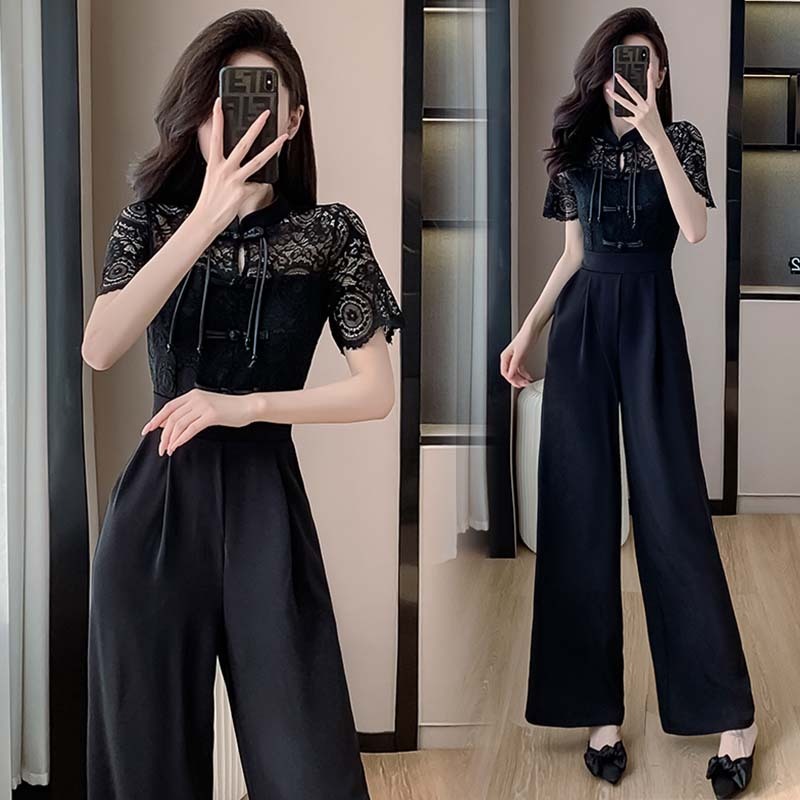 asos black lace top