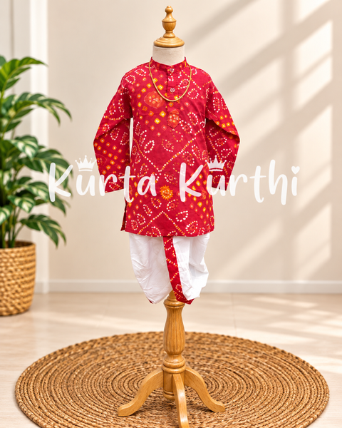 Vibrant Children’s Kurta Dhoti Display