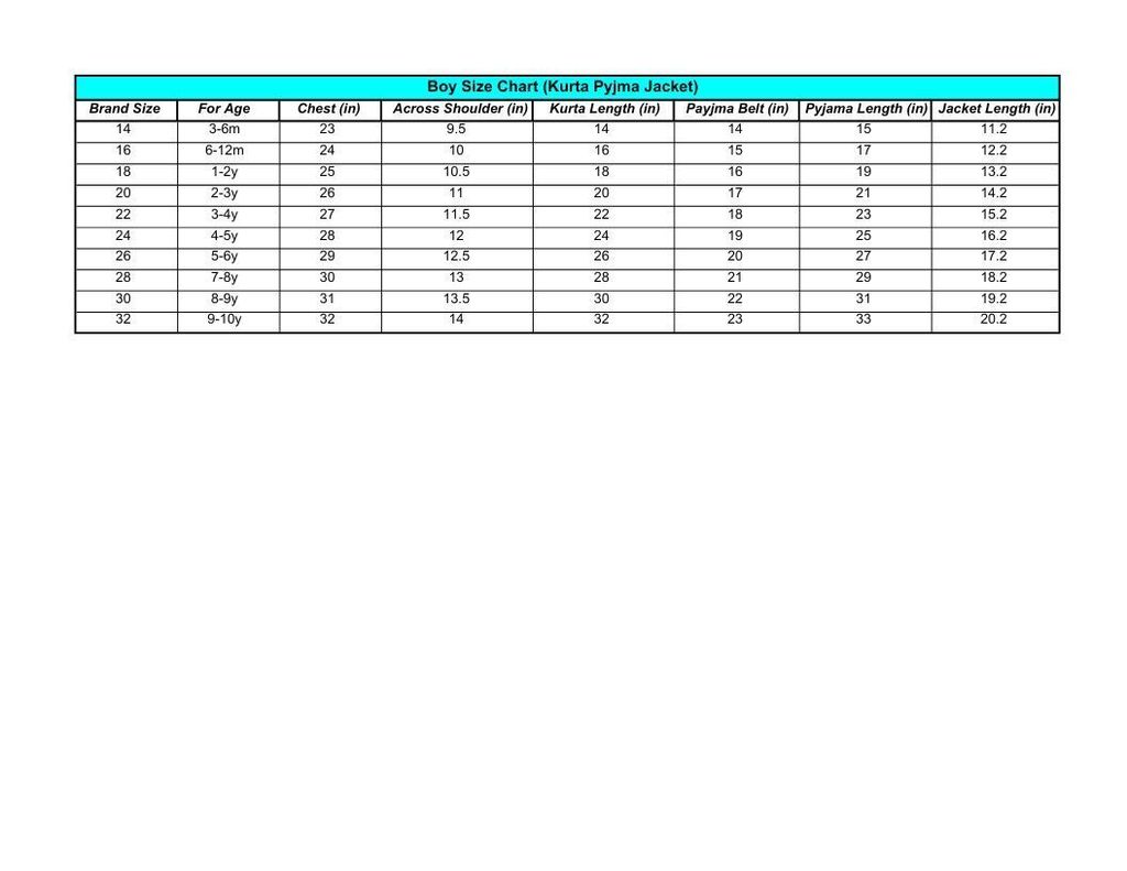 Boy Size Chart (Kurta Pyjma Jacket).pdf