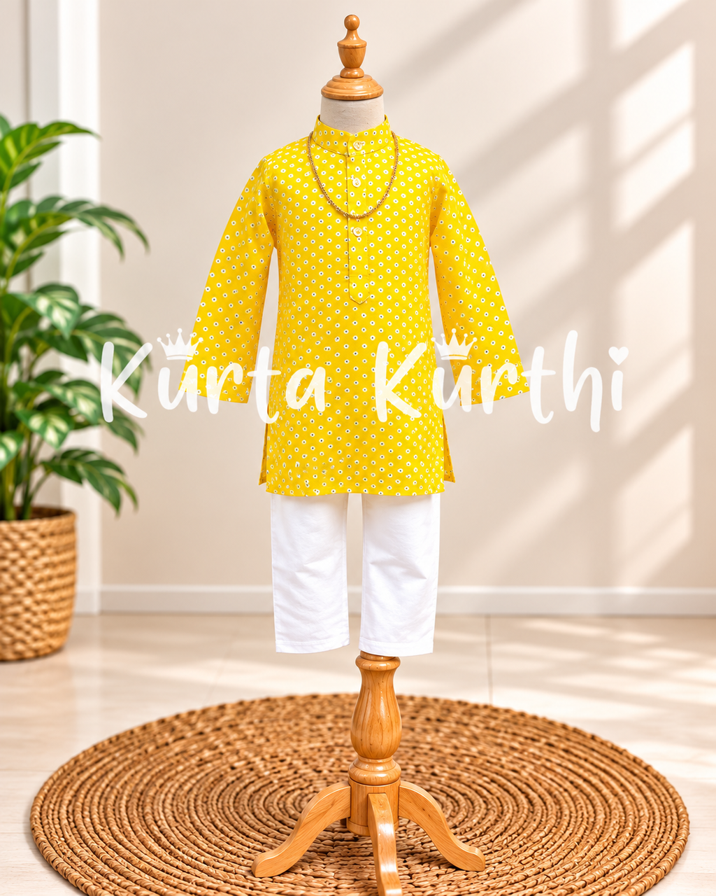 Vibrant Yellow Kurta Ensemble