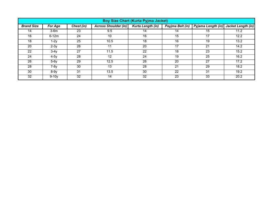 Boy Size Chart (Kurta Pyjma Jacket).pdf