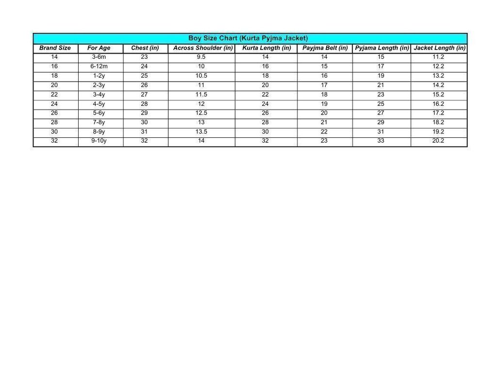 Boy Size Chart (Kurta Pyjma Jacket).pdf