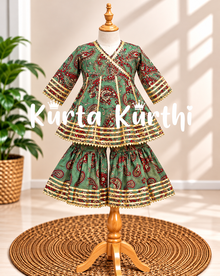 Festive Green Kurta Kurthi Display