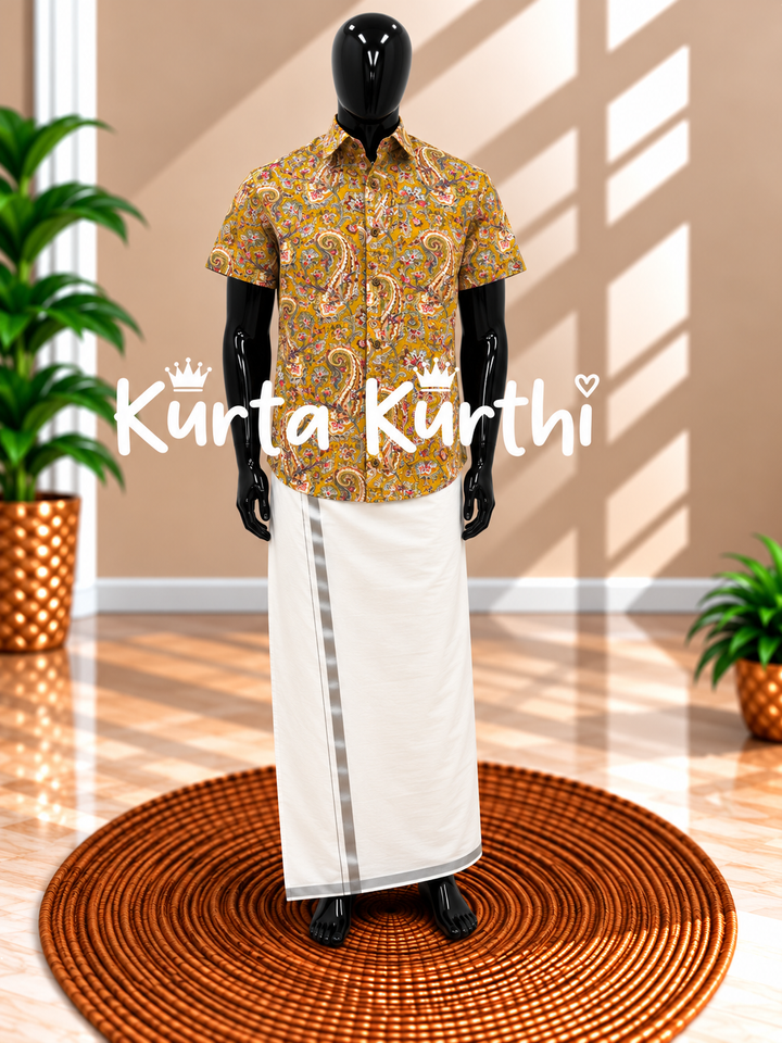 Paisley Shirt and Dhoti Showcase