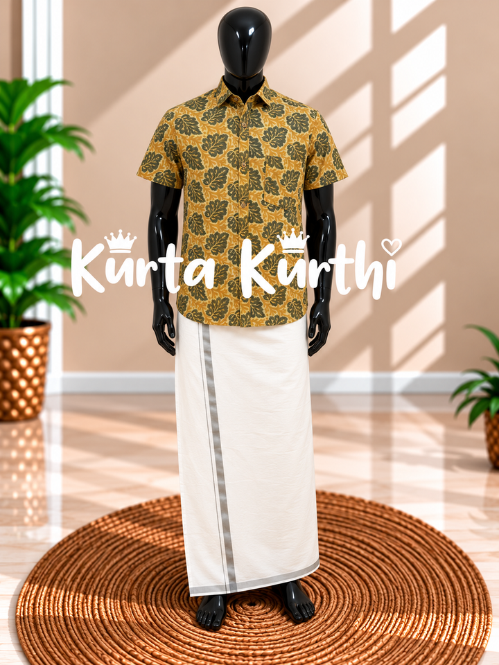 Traditional Mundu Mannequin Display