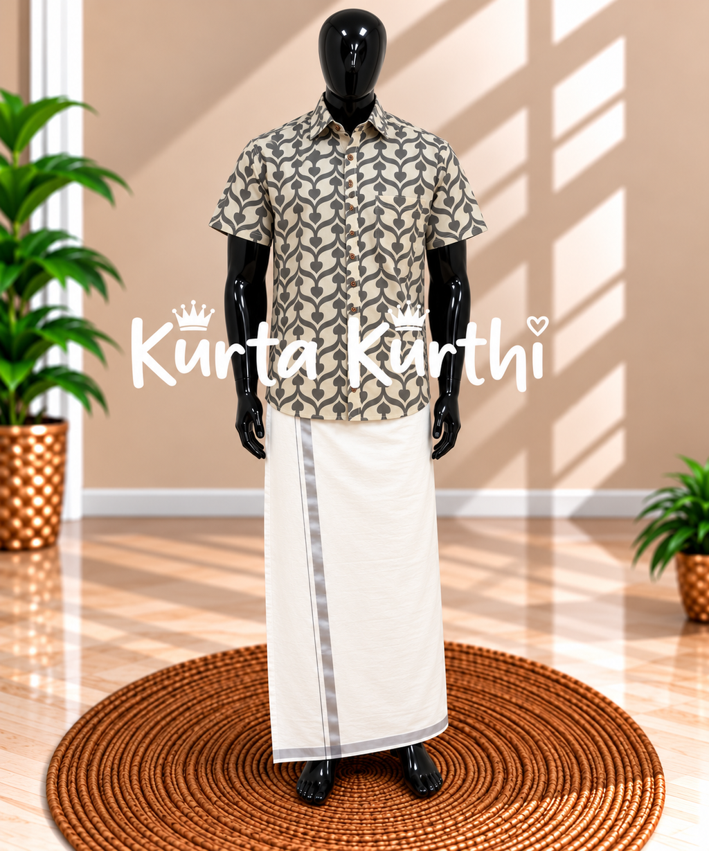 Traditional Mundu Outfit Editorial