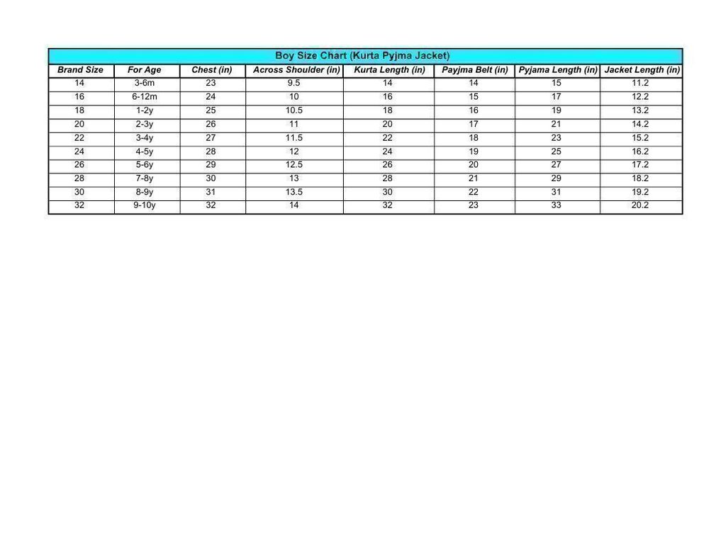 Boy Size Chart (Kurta Pyjma Jacket).pdf