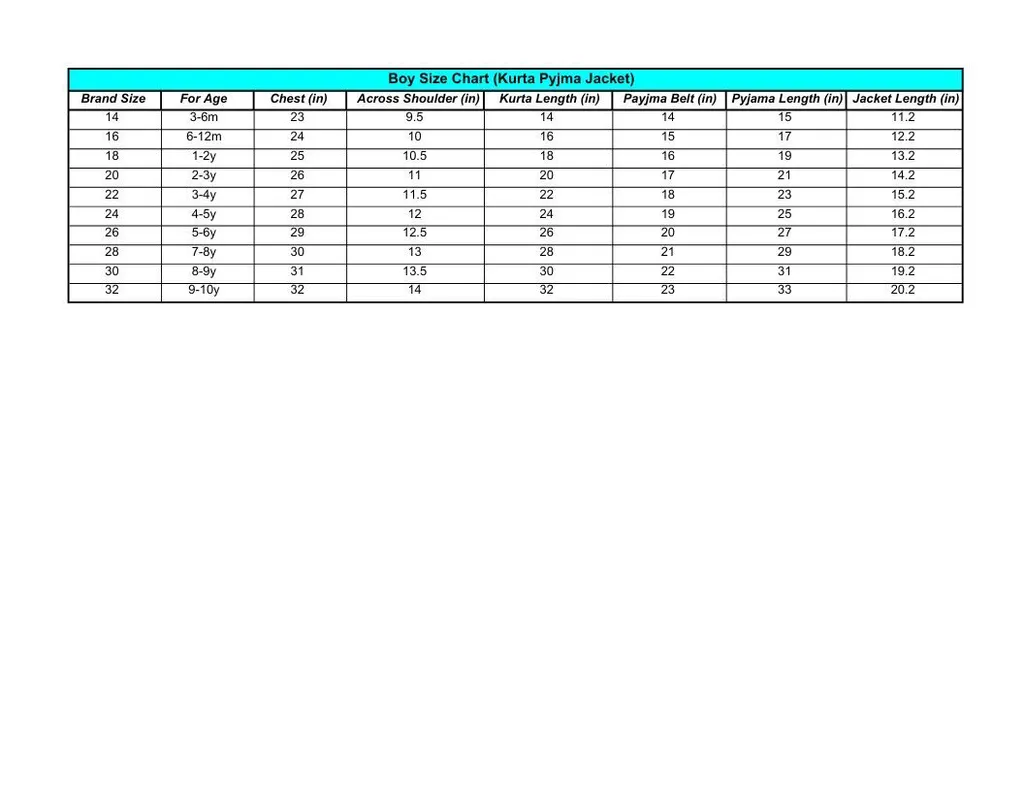Boy Size Chart (Kurta Pyjma Jacket).pdf