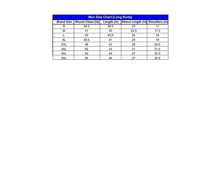 Man Size Chart (Long Kurta) - Sheet1.pdf