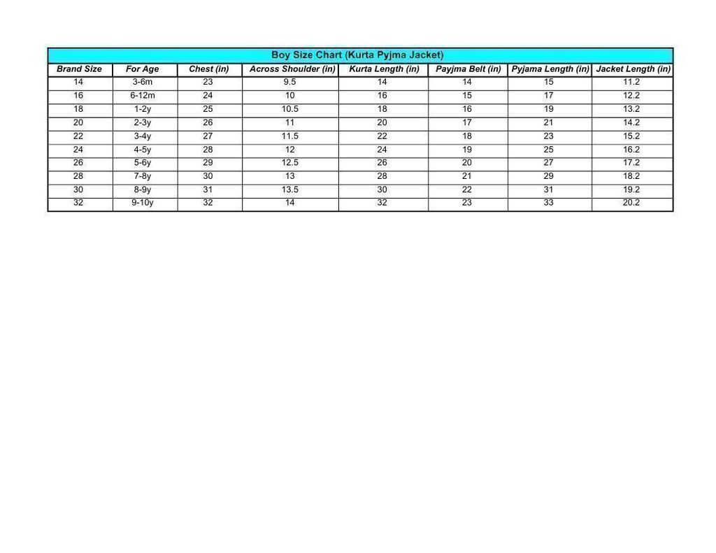 Boy Size Chart (Kurta Pyjma Jacket).pdf