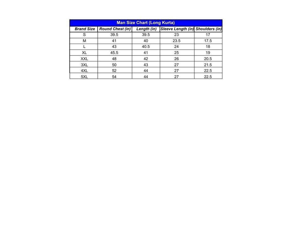 Man Size Chart (Long Kurta) - Sheet1.pdf