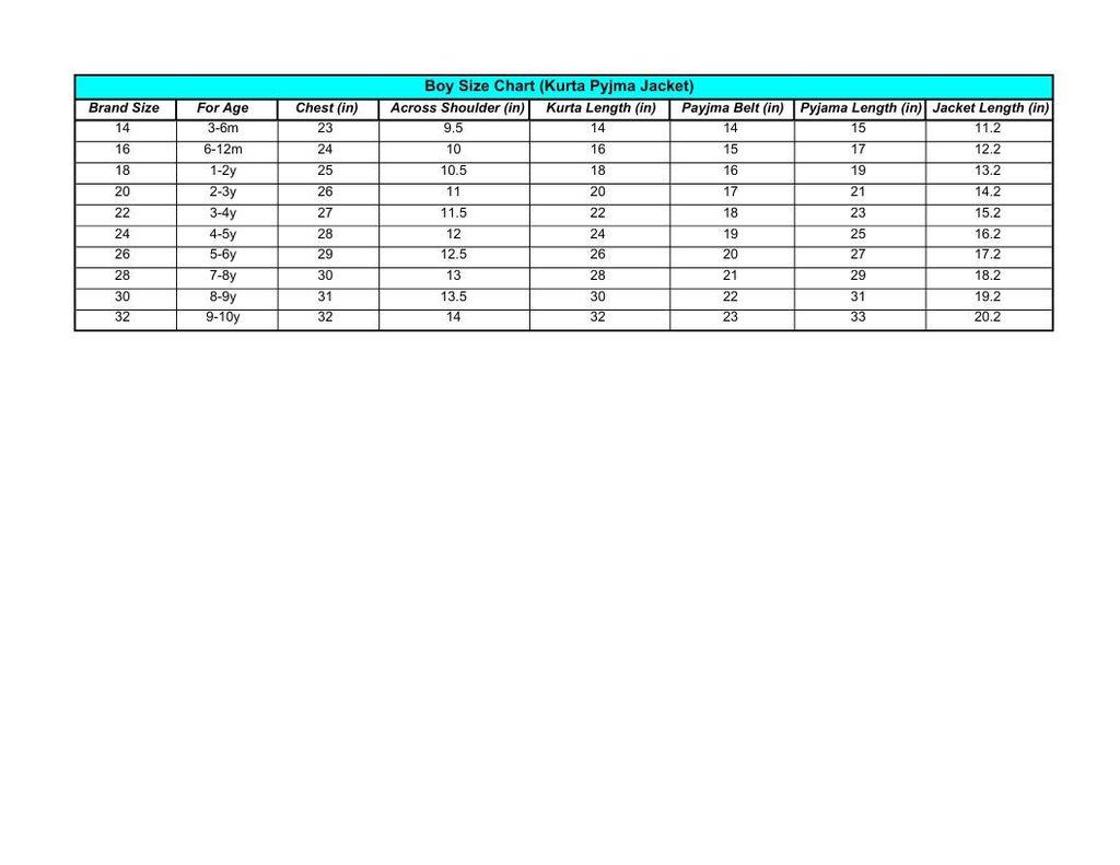 Boy Size Chart (Kurta Pyjma Jacket).pdf