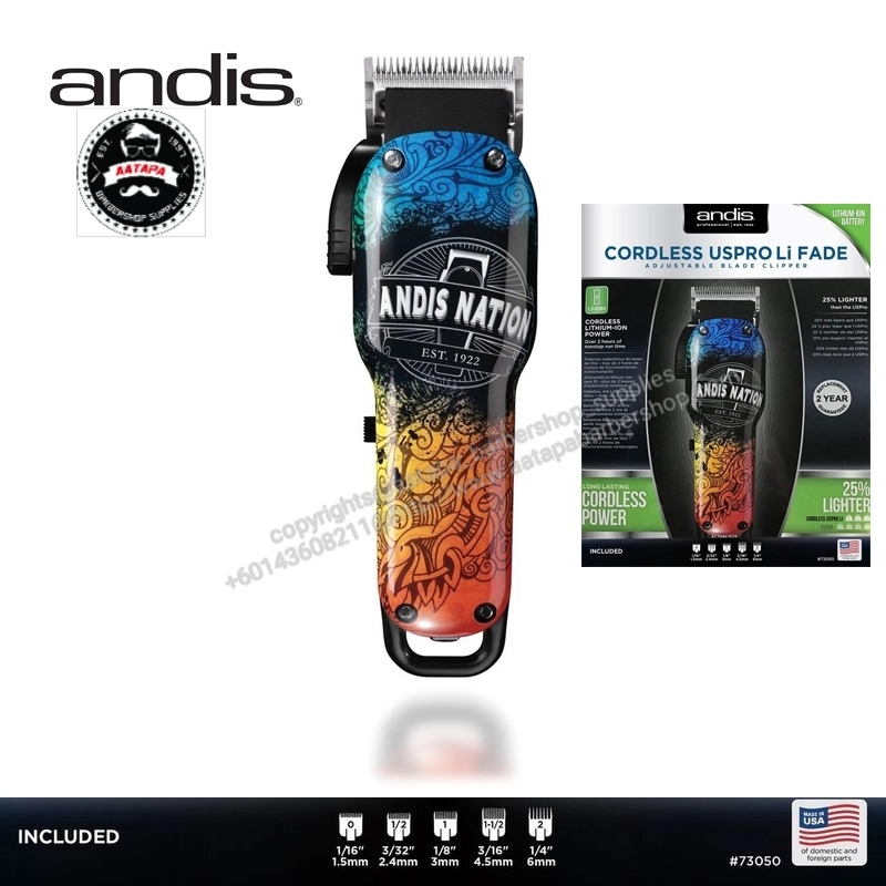 andis nation cordless uspro li fade adjustable fade clipper