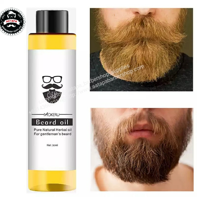 Easy Smoothing Nutrition Moustache 30ml Beard Oil Natural Beard