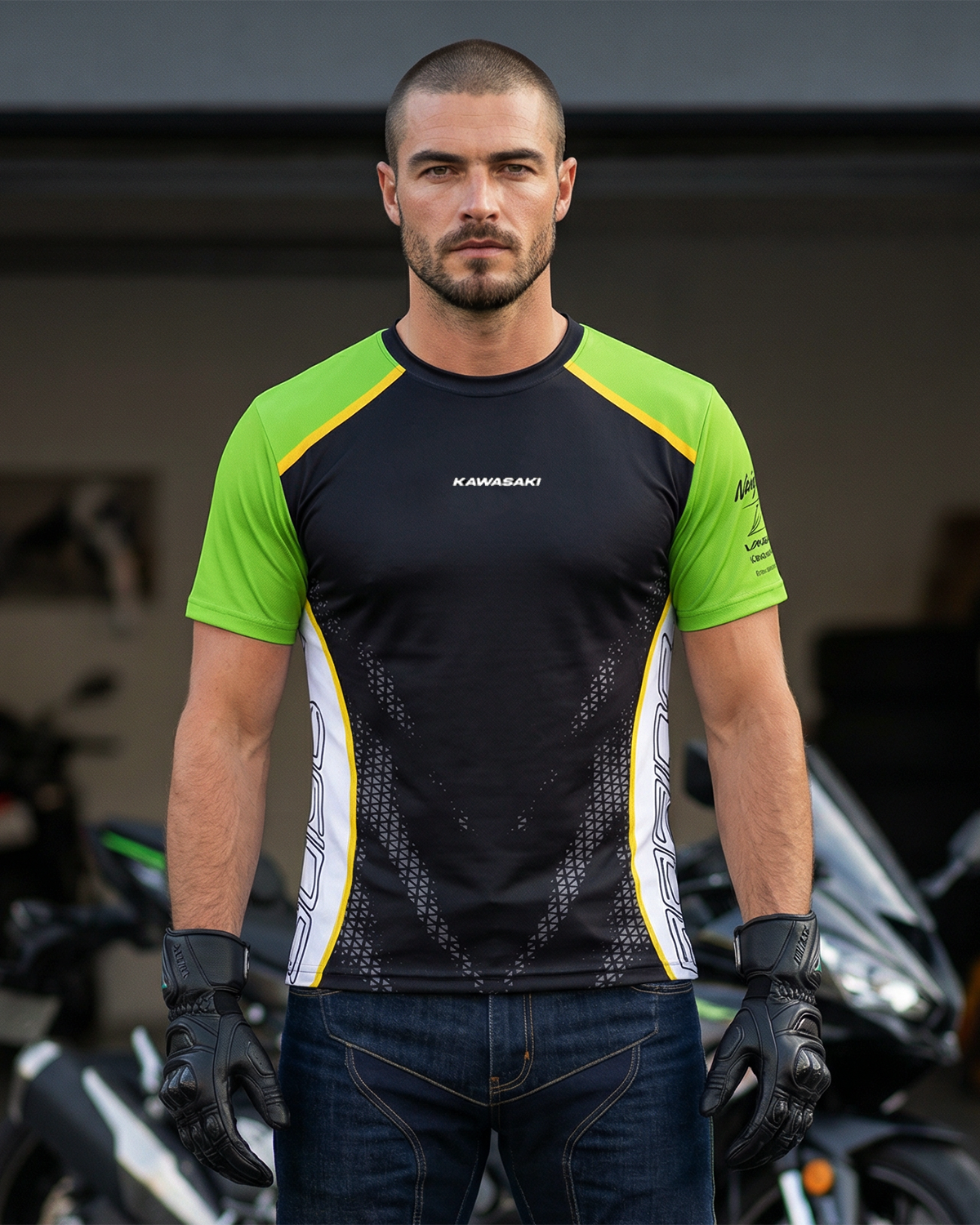 KAWASAKI KRT RACING 2025 T-SHIRT (LYCRA 260GSM) – SUPERBIKE CREW