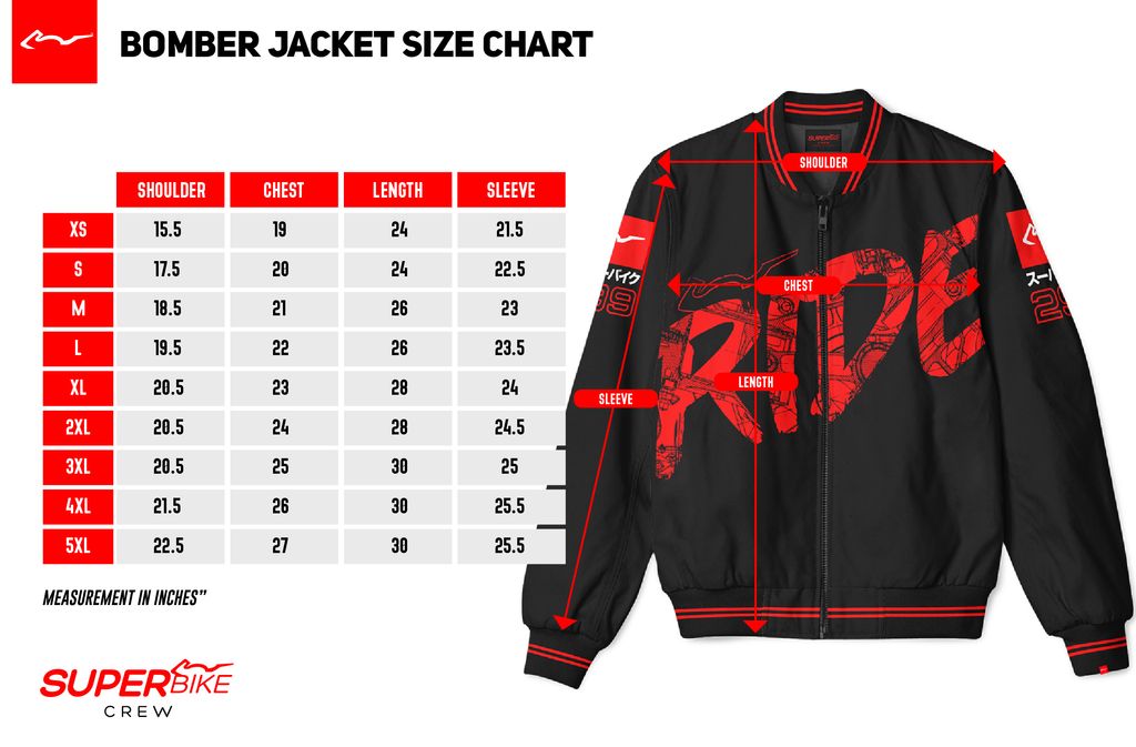 SIZE CHART-BOMBERJACKET-01