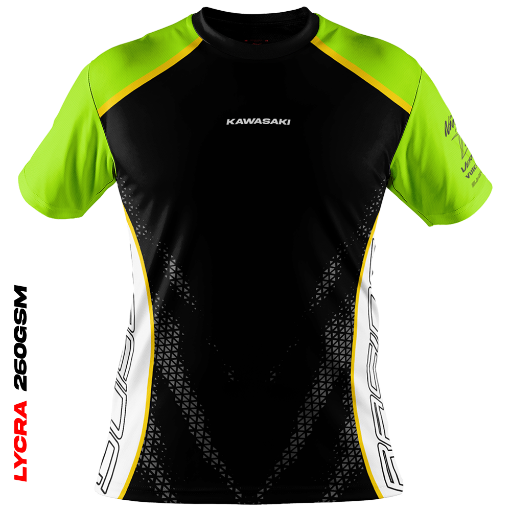 KAWASAKI KRT RACING 2025 T-SHIRT (LYCRA 260GSM) – SUPERBIKE CREW
