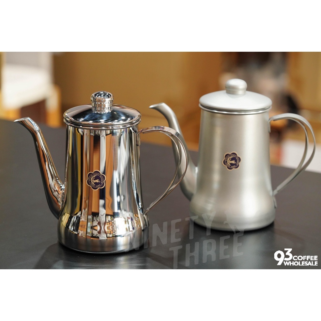 壺 月兔印不鏽鋼手沖壺0.7L 拋光霧面純銅現貨限量日本製『93咖啡』 – 93