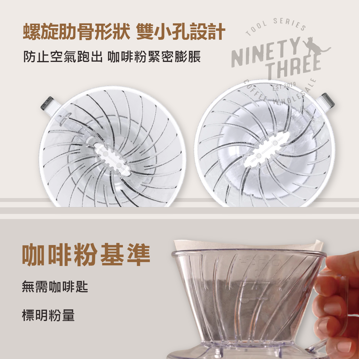 HARIO Pegasus 天馬濾杯 101102103 梯型濾杯 透明 樹酯 塑膠 日本製3